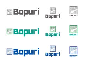 yamada-N (yamada-N)さんの建設関係の施工写真管理アプリ「Bopuri」のロゴデザインへの提案