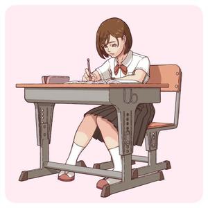 MetalPhaeton (MetalPhaeton)さんの学習塾の広告に掲載する中学生や高校生（男子と女子両方）のイラストへの提案