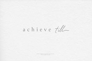 VARMS (VARMS)さんの美容室「achieve till」のロゴ制作依頼＋記念エコバッグロゴ制作依頼への提案