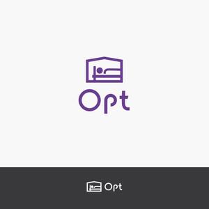 VARMS (VARMS)さんのシンプル＆高品質なビジネス仕様の滞在施設「Opt」のロゴ（看板）への提案