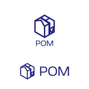 株式会社ＵＮＩＱＵＥ　ＷＯＲＫＳ (hiringhart_line)さんの不動産会社『POM』のロゴ作成への提案