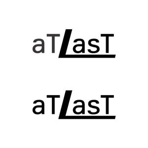株式会社ＵＮＩＱＵＥ　ＷＯＲＫＳ (hiringhart_line)さんの芸能事務所名「aTLasT」（アトラスト）のロゴへの提案