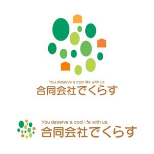 株式会社ＵＮＩＱＵＥ　ＷＯＲＫＳ (hiringhart_line)さんの埼玉県の田舎で開業する不動産業「合同会社でくらす」のロゴ作成への提案