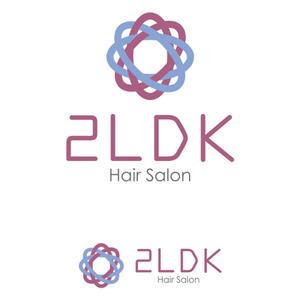 株式会社ＵＮＩＱＵＥ　ＷＯＲＫＳ (hiringhart_line)さんの美容室「2LDK」のロゴへの提案