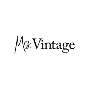 株式会社ＵＮＩＱＵＥ　ＷＯＲＫＳ (hiringhart_line)さんの中古ラグジュアリーブランドショップ「Ms.Vintage」のロゴ制作への提案