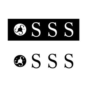株式会社ＵＮＩＱＵＥ　ＷＯＲＫＳ (hiringhart_line)さんの新会社「株式会社SSS（スリーエフ）」のロゴ作成｜美容医療・黒・洗練・強さがテーマへの提案
