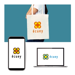 eizo (eizo)さんのアパレルショップサイト「écuey」のロゴへの提案