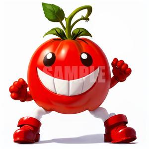 Xeno Studio (nok_amn)さんのエコサンファームの商品であるトマトのキャラクターへの提案