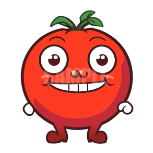 Xeno Studio (nok_amn)さんのエコサンファームの商品であるトマトのキャラクターへの提案