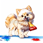 Xeno Studio (nok_amn)さんのローラーやハケを持った愛犬への提案