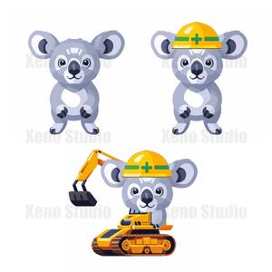 Xeno Studio (nok_amn)さんの解体業のキャラクター「コアラ」への提案