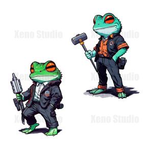 Xeno Studio (nok_amn)さんの設備屋の家守テックという屋号のキャラへの提案