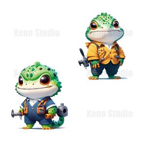 Xeno Studio (nok_amn)さんの設備屋の家守テックという屋号のキャラへの提案