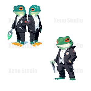 Xeno Studio (nok_amn)さんの設備屋の家守テックという屋号のキャラへの提案