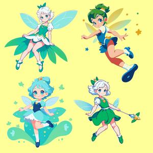 Xeno Studio (nok_amn)さんの障害児通所支援施設「ピクシー」のキャラクタデザインへの提案