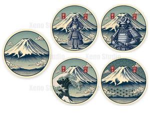 Xeno Studio (nok_amn)さんの富士山の魅力を伝えるステッカーデザイン 3種類の制作への提案