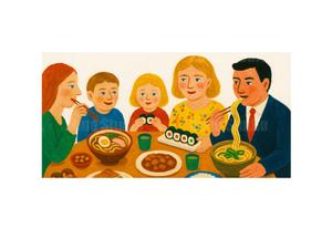 Xeno Studio (nok_amn)さんの米国展開予定の日本食レストランのイラストイメージへの提案