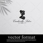 Xeno Studio (nok_amn)さんのシンデレラサロンロゴへの提案