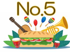Fukuco (Fukuco)さんの【ランチ】キューバンサンドカフェ「No.5」のキューバンサンドのイラストへの提案