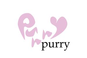 Fukuco (Fukuco)さんの夜でも気軽にごはんとスイーツが楽しめるノンアル夜カフェ「Purry」(パリー)の店舗ロゴへの提案