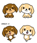 とし (toshikun)さんの新規開業する小児科の2匹の子犬のキャラクターデザインです。への提案