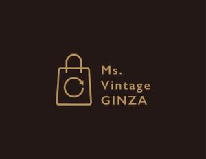 BLUE BARRACUDA (Izkondo)さんの中古ラグジュアリーブランドショップ「Ms.Vintage」のロゴ制作への提案