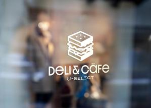 BLUE BARRACUDA (Izkondo)さんのカフェ「U-SELECT CAFE & DELI」のロゴとロゴイラストマークへの提案