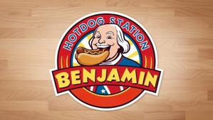 syd (syd0611)さんのホットドッグ屋　「HOTDOG　STATION　BENJAMIN」のロゴへの提案