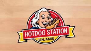 syd (syd0611)さんのホットドッグ屋　「HOTDOG　STATION　BENJAMIN」のロゴへの提案