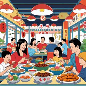syd (syd0611)さんの米国展開予定の日本食レストランのイラストイメージへの提案