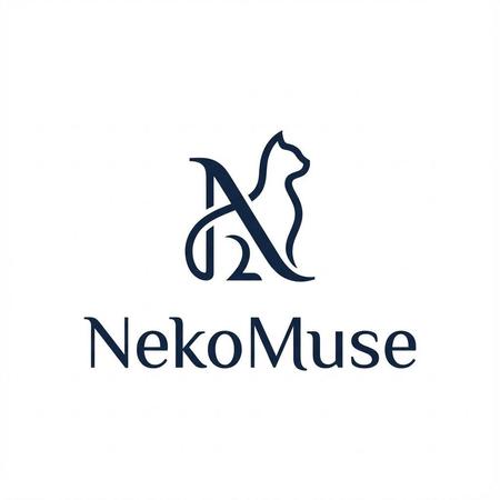 syd (syd0611)さんの新サービス「NekoMuse」のロゴへの提案