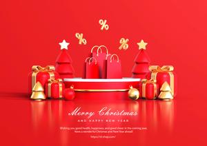 Healer (Healer)さんの【クリスマスカード作成】 健康食品会社　プレゼント用クリスマスカードA6両面への提案