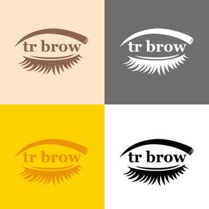 marochu3 (marochu3)さんの眉毛サロン『tr brow』のロゴイラスト募集への提案