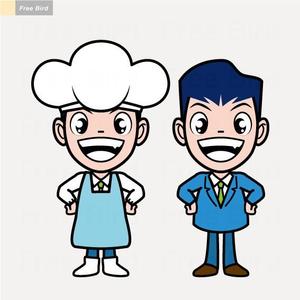 free bird (free-bird)さんの給食会社の社長をイメージしたキャラクターへの提案