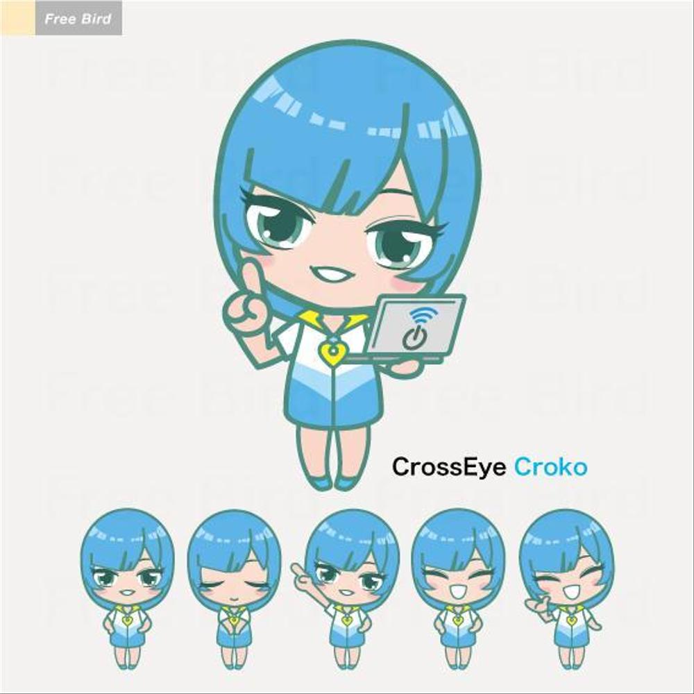 CrossEyeのYOKOとCrokoのキャラクターをつくってほしい