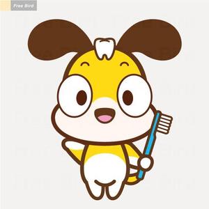 free bird (free-bird)さんの『歯科医院』で使用する犬をモチーフとしたキャラクターへの提案