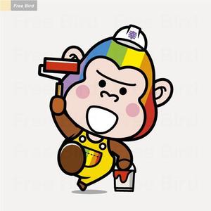 free bird (free-bird)さんの塗装専門店　屋号（幸家ペイント）　キャラクターへの提案