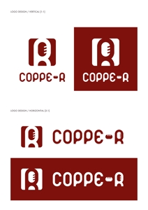 A DESIGNER (ADESIGNER)さんの大学校内のコッペパン屋「COPPE-R」のロゴへの提案