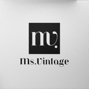Gbuhi (Gbuhi)さんの中古ラグジュアリーブランドショップ「Ms.Vintage」のロゴ制作への提案