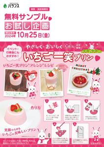 emiko (emiko1204)さんのいちごプリンの素 DMチラシ制作依頼への提案