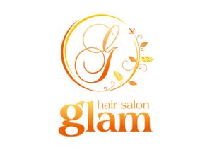大島デザインオフィス (oshima_design_office)さんの美容室「glam」のロゴへの提案