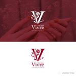 uno_atelier-tree (uno_at)さんのネイルサロン　ヴィーヴルのロゴ　Vivre　生きるという意味への提案
