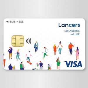 ハナトラ (hanatora)さんの【合計報酬50万円】丸井グループ×ランサーズ公式「フリーランス向けクレジットカード」のカードデザインへの提案