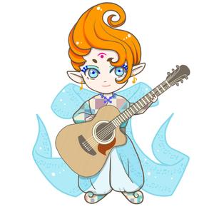 デザイン工房Angie (makisaburo)さんのライブイベント【音歌楽座】のキャラクター【音優羽（オトハ）】デザイン制作への提案