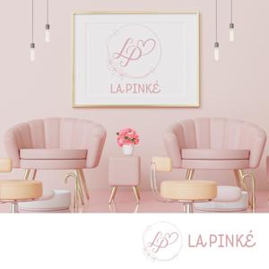 Aaanya (aaayano00)さんのネイルアイラッシュサロン「LA PINKÉ」のロゴへの提案