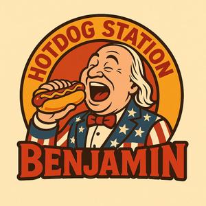 ken (kenkenpajp99)さんのホットドッグ屋　「HOTDOG　STATION　BENJAMIN」のロゴへの提案