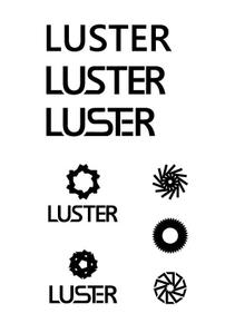 さとう (satokibidango)さんのアパレルブランド「LUSTER」(ラスター)のシンボルマーク付きロゴへの提案