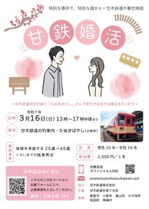 かんだちあき (tama_8888)さんの婚活イベントのチラシ制作依頼への提案