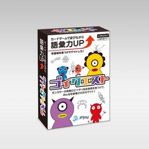 K's design (keizodes)さんの語彙力を上げる国語の知育カードゲーム「ゴイクエスト」のパッケージデザインへの提案