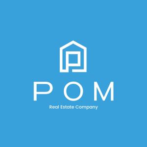 tokita yuki ideas (tokitamiroku)さんの不動産会社『POM』のロゴ作成への提案